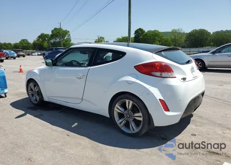 2012 Hyundai Veloster z USA, uszkodzony, nr VIN KMHTC6AD7CU049777